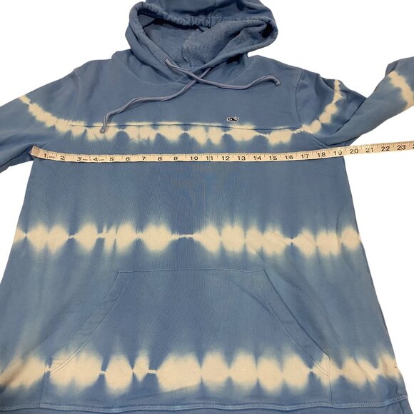 Vineyard Vines Women's Popover Shep Hoodie Tie Dyed Bimini Blue Size S - Picture 8 of 9
